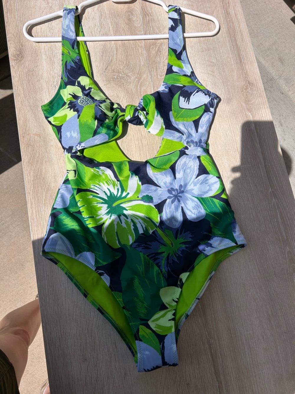 aerie knot one piece swimsuit